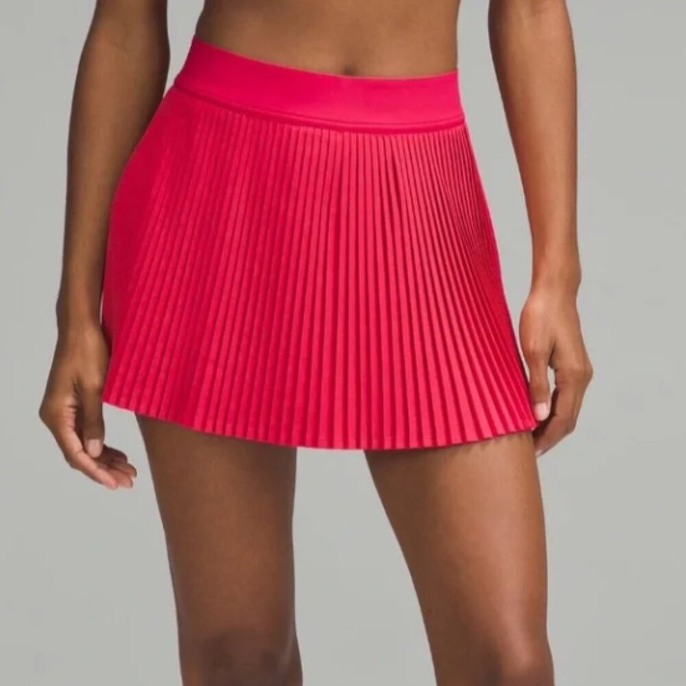 Lululemon Varsity High-Rise Pleated Tennis Skirt - Cherry Pink